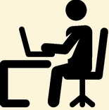 Person at computer